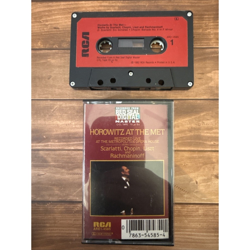Horowitz at the Met - Scarlatti Chopin Cassette Great Condition - Picture 3 of 4